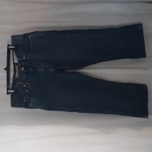 Levi's Capri Women Blue Jeans Size 12 Cotton